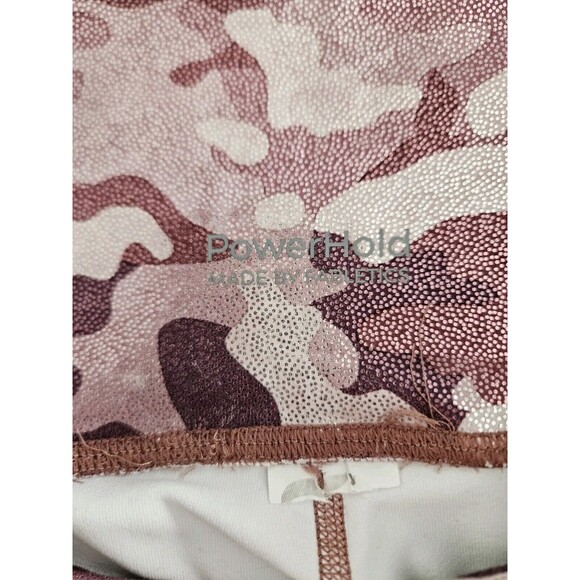 PowerHold By Fabletics Shiny Pink Camo Capri Leggings Size XS - Picture 7 of 9